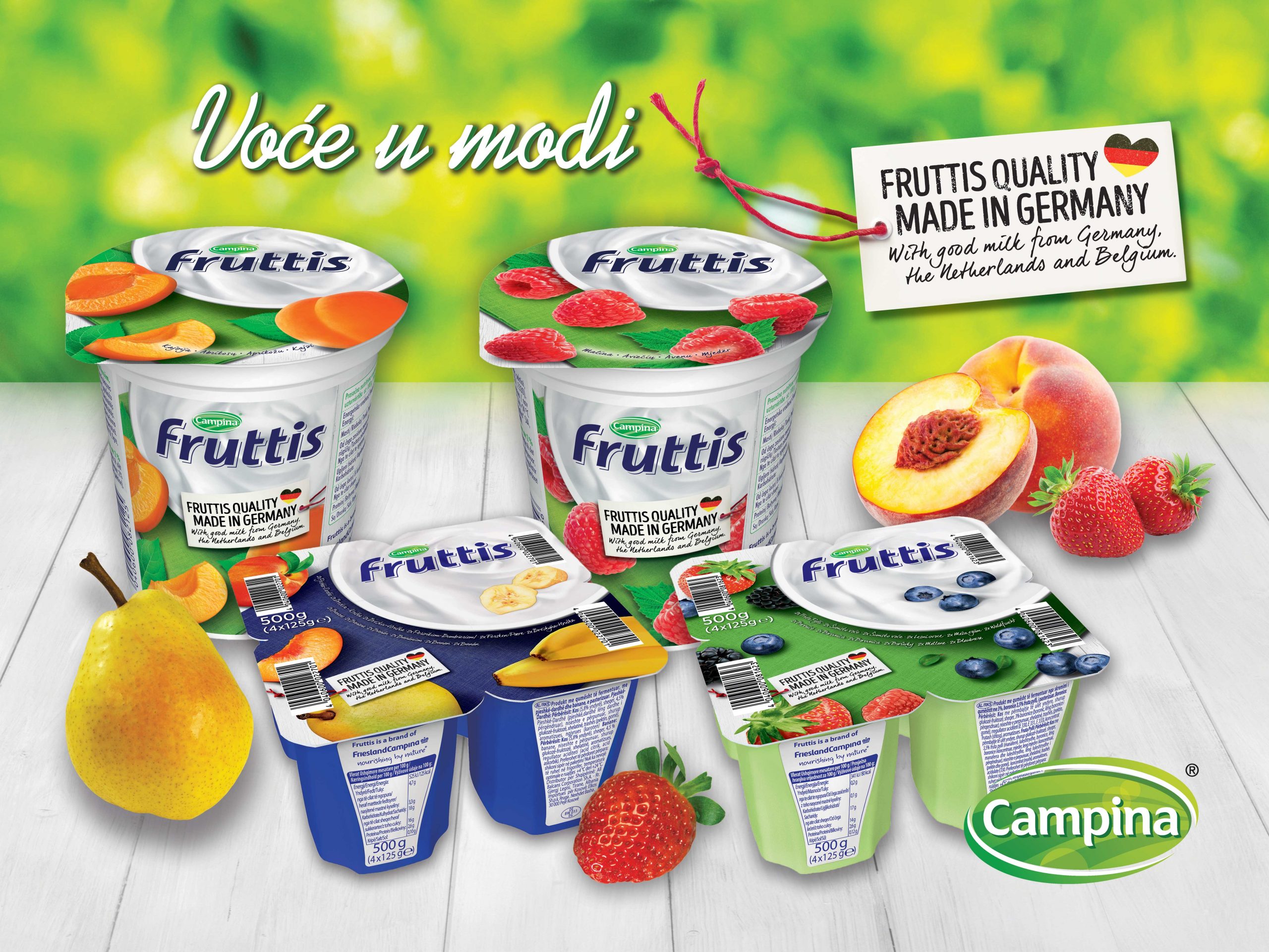 Campina Fruttis Light Vo Ni Jogurt Jagoda G Skorpion Shop