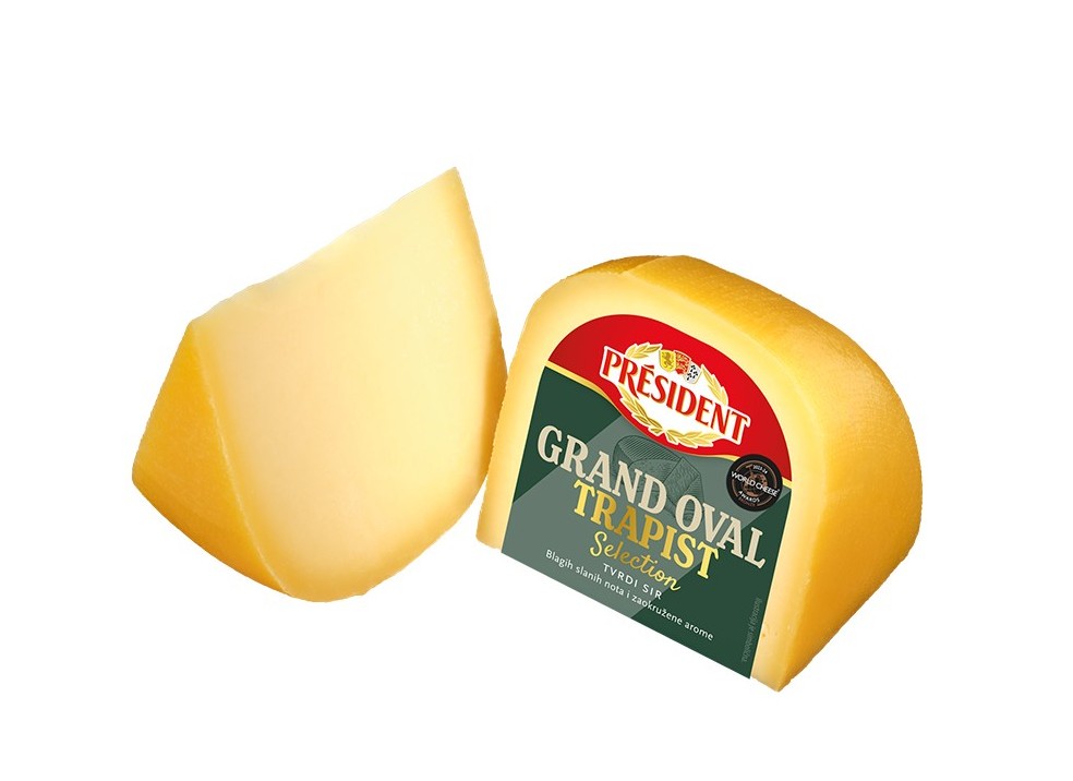 President Grand Oval selection trapist sir 450g