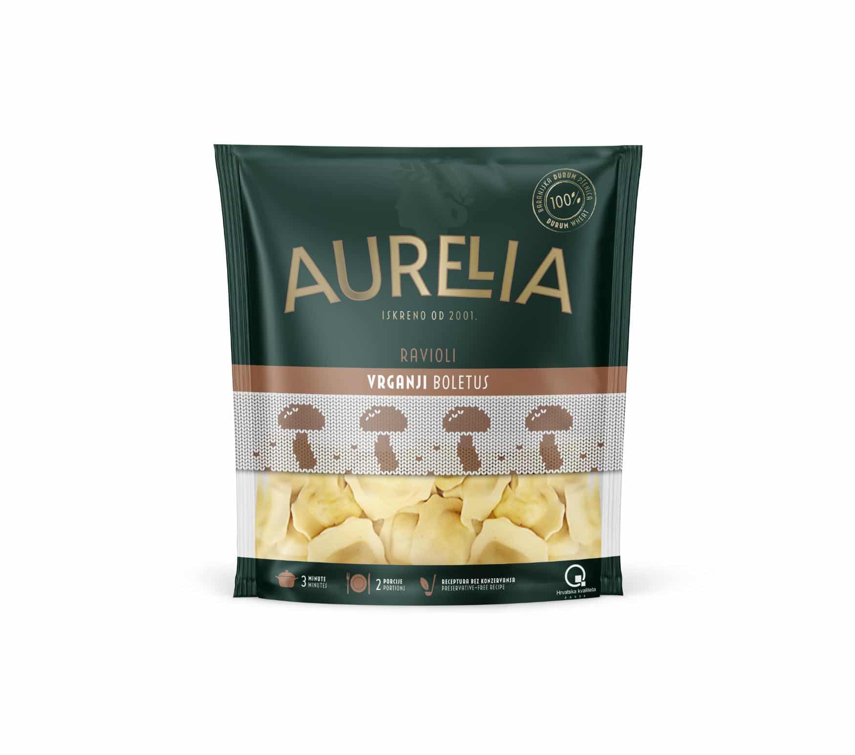 Aurelia ravioli od vrganja 250g