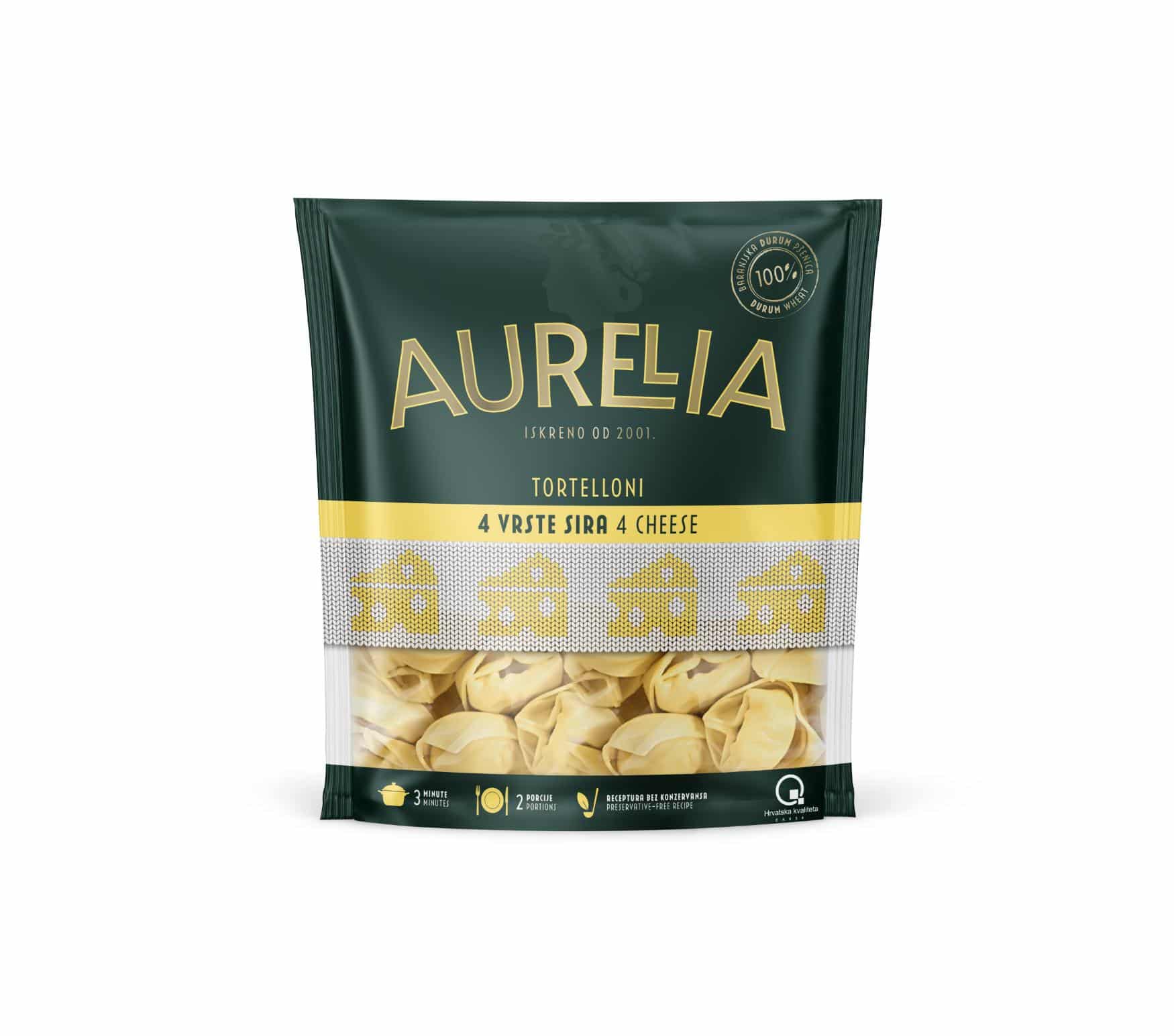 Aurelia tortelloni s 4 vrste sira 250g