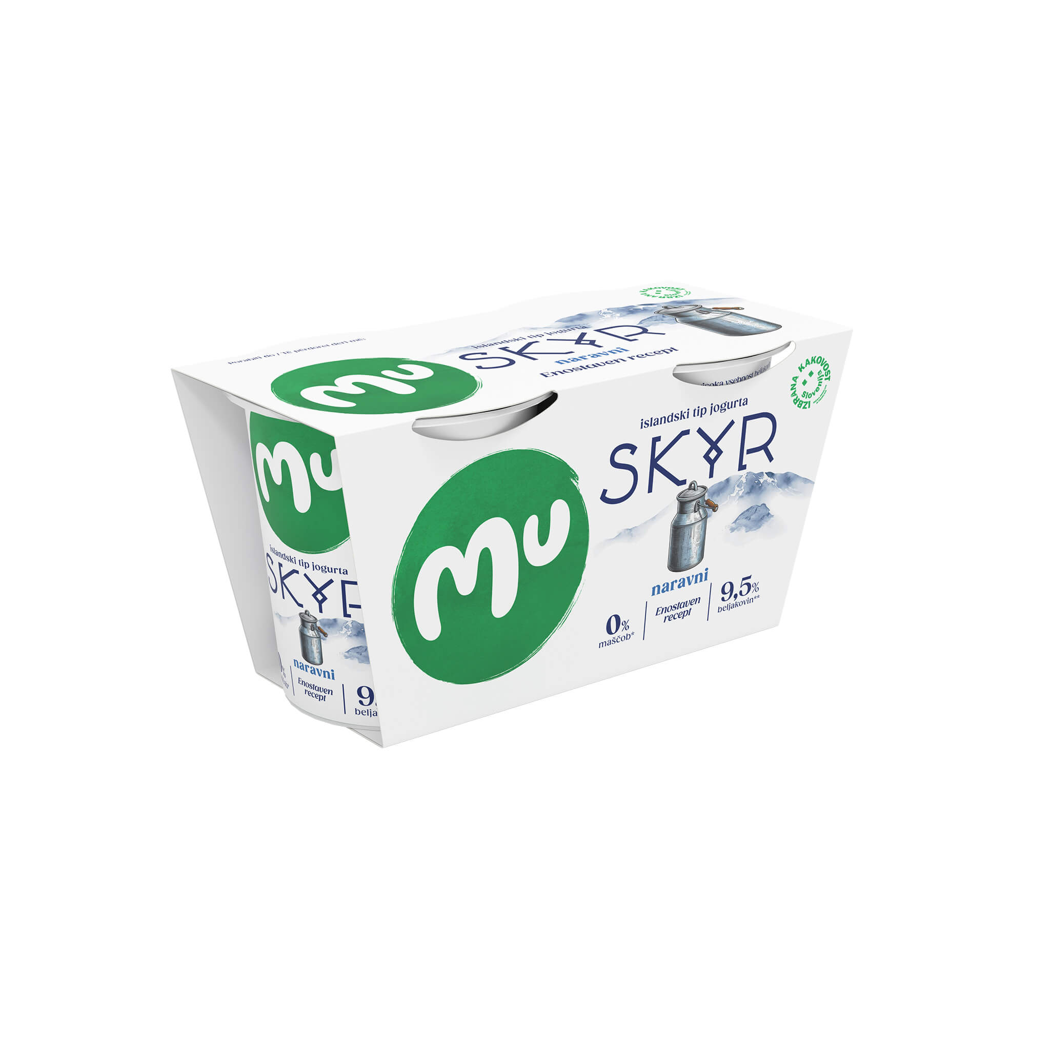 MU Skyr jogurt natur 2x140g